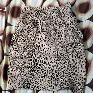 Twenty One Cheetah Print Pencil Skirt Size Small
